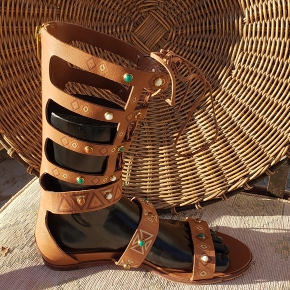 Vince Camuto gladiator Shandon Wedge Sandal - Picture 2 of 11